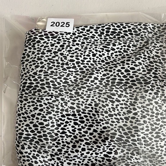 MISSGUIDED Black White Dalmatian Print Dress Size 6 - Picture 13 of 13